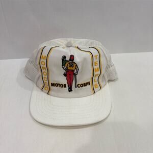 Morocco Temple Trucker Hat Snapback White Retro